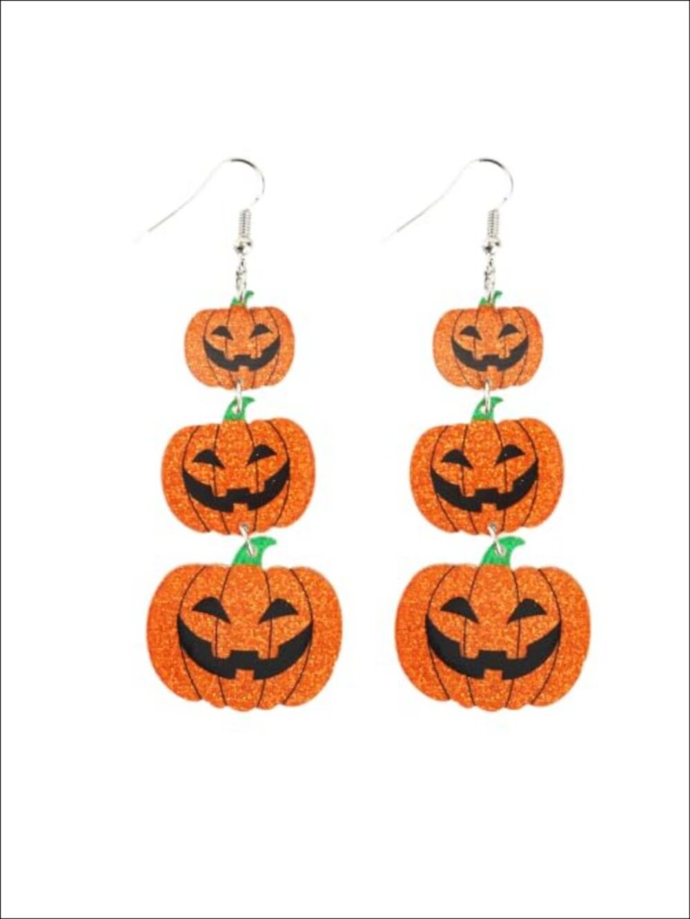 Gothic Halloween Dangle Earrings Alloy Acrylic 2 Piece Set Punk Party